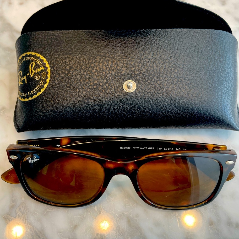 Ray-Ban sunglasses in tortoise shell
